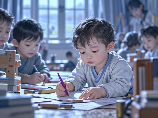 婴幼儿冷色调环境助专注，培养自主学习力