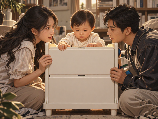 婴幼儿小型落地柜怎么选?3大要点搞定年龄适配,安全又实用