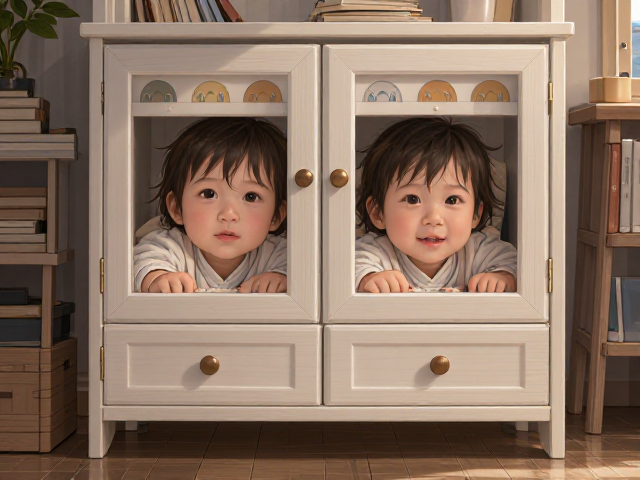 婴幼儿小型落地柜怎么选?3大要点搞定年龄适配,安全又实用