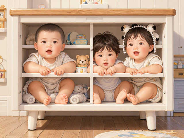 婴幼儿小型落地柜怎么选？3大要点搞定年龄适配，安全又实用