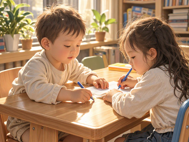 婴幼儿人体工学学习桌怎么选?防止阳光直射护眼更科学