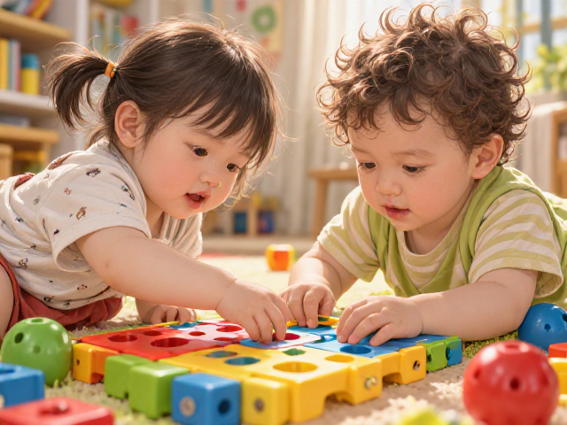 婴幼儿专注力培养,亮色拼接玩具如何激发宝宝视觉探索与思考