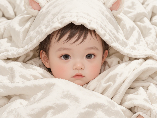婴幼儿柔软织物无尖角设计,安全呵护宝宝娇嫩肌肤