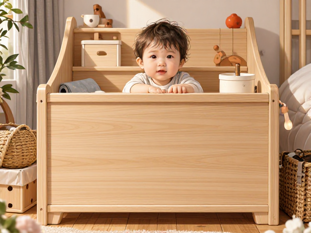 婴幼儿原木色家具,环保可持续,打造安全无毒成长空间
