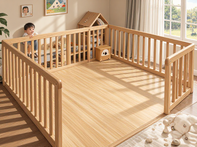 婴幼儿实木天然纹理家具，打造安全娱乐区融合空间
