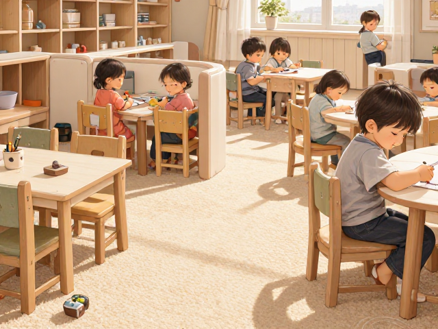 婴幼儿学习区分离设计，打造专属私密空间，激发专注力