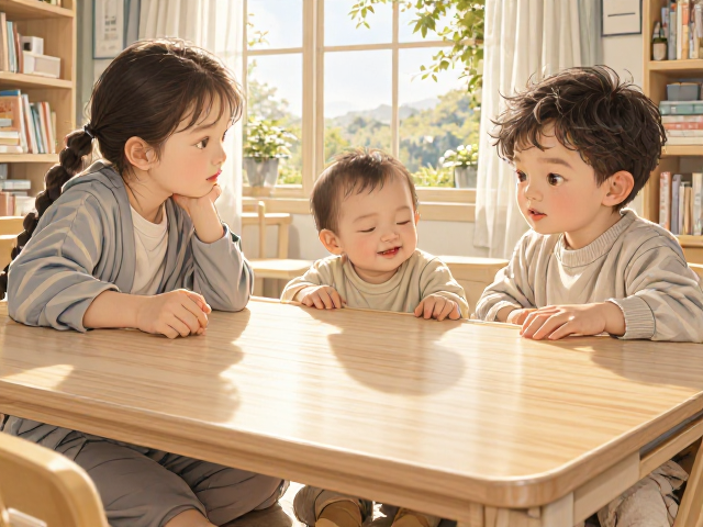 婴幼儿安全感营造，伸缩式书桌如何助力成长空间