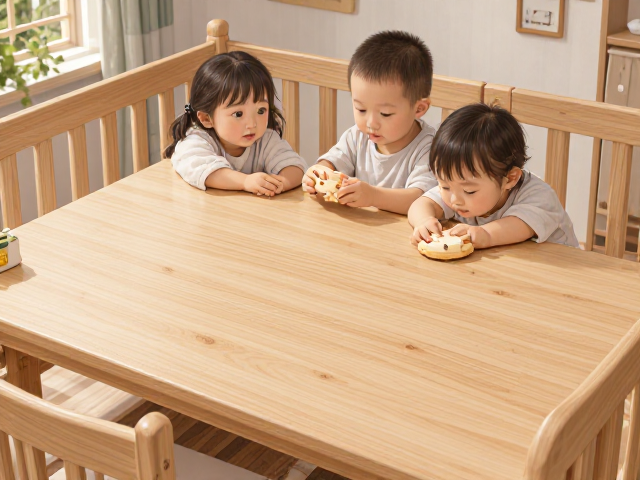 婴幼儿实木天然纹理家具,打造安全娱乐区融合空间