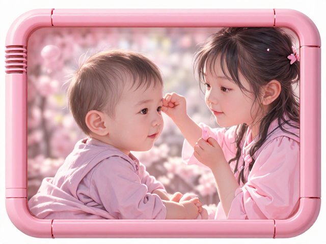 婴幼儿粉色系圆角设计好物,安全防撞更贴心