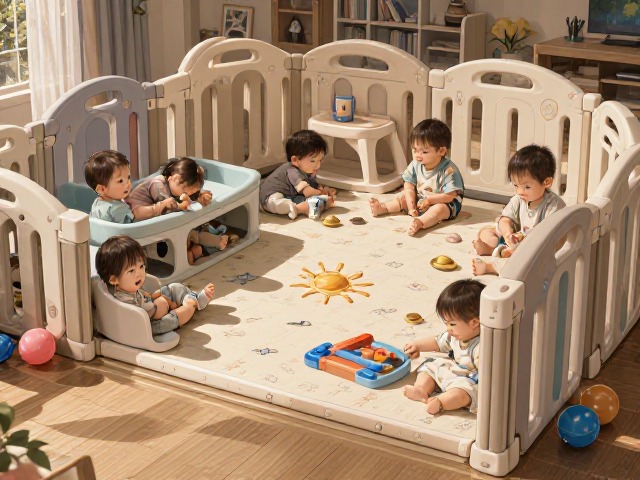 婴幼儿多功能集成家具,打造动线流畅的安全成长空间