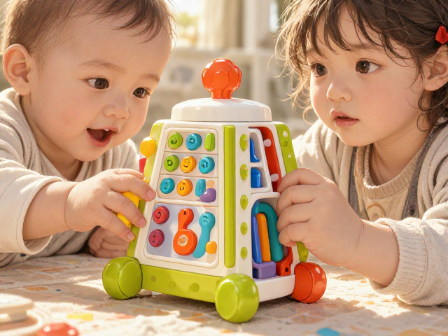 婴幼儿色彩认知引导，多功能转换玩具激发早教灵感
