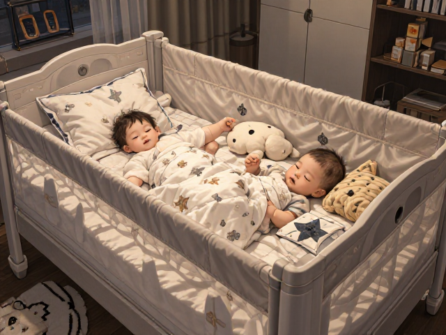 婴幼儿可调节床铺，个性化装饰打造专属成长空间