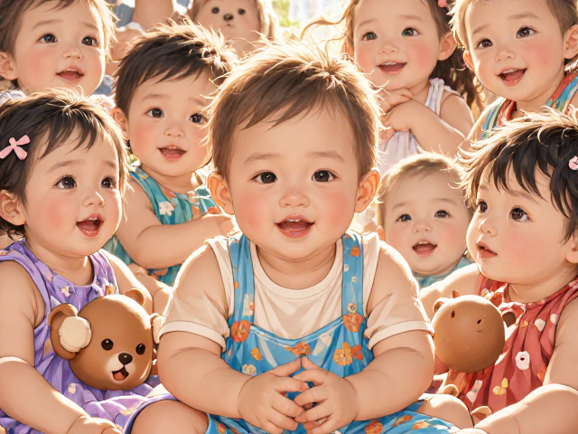 婴幼儿明亮色个性定制,高颜值好物吸引宝宝注意力