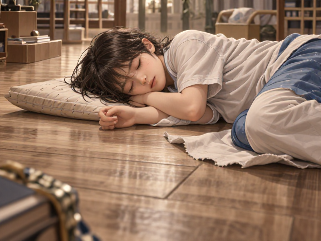 儿童独立睡眠,硬质地板上的睡眠学习与健康习惯养成