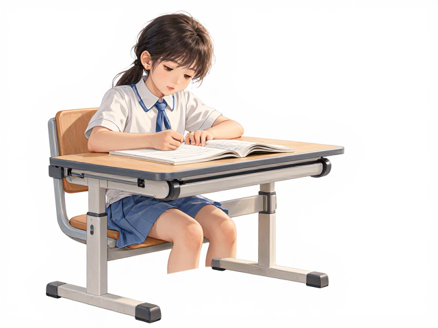 小学生作业书写指南,高度可调书桌助养成端正坐姿