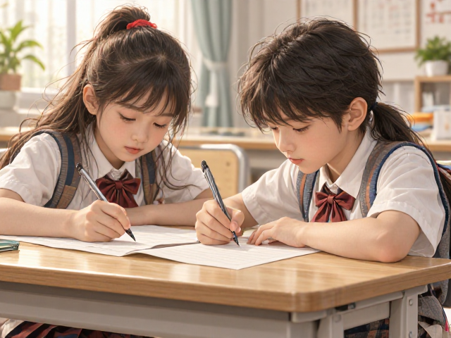 小学生作业书写指南,高度可调书桌助养成端正坐姿