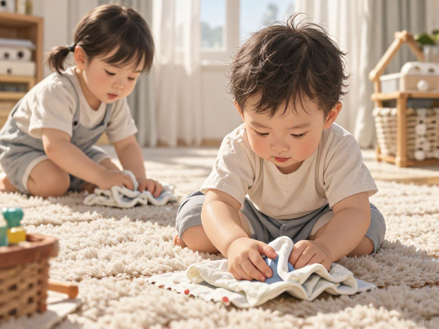 婴幼儿期(0-3岁)学习日常除尘擦拭,打造安全洁净成长空间