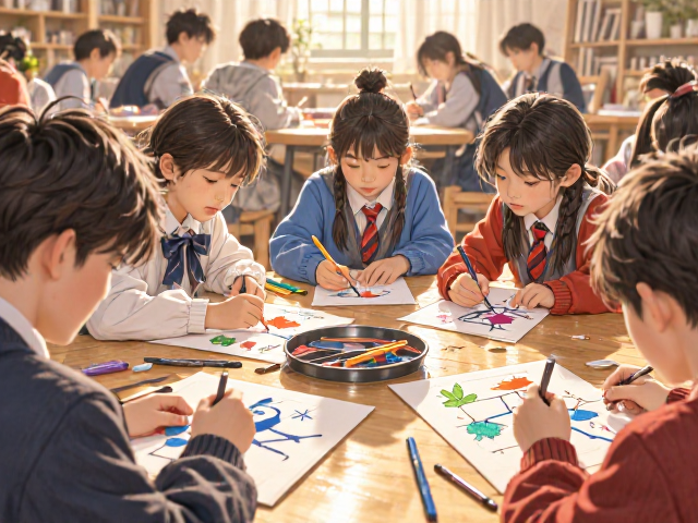学龄期6-12岁儿童手工创作坐姿指南，保护视力与脊柱，家长必读