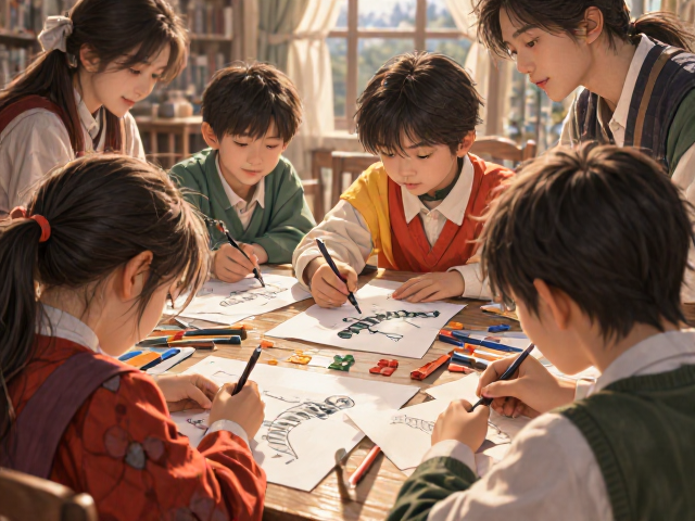 学龄期6-12岁儿童手工创作坐姿指南，保护视力与脊柱，家长必读
