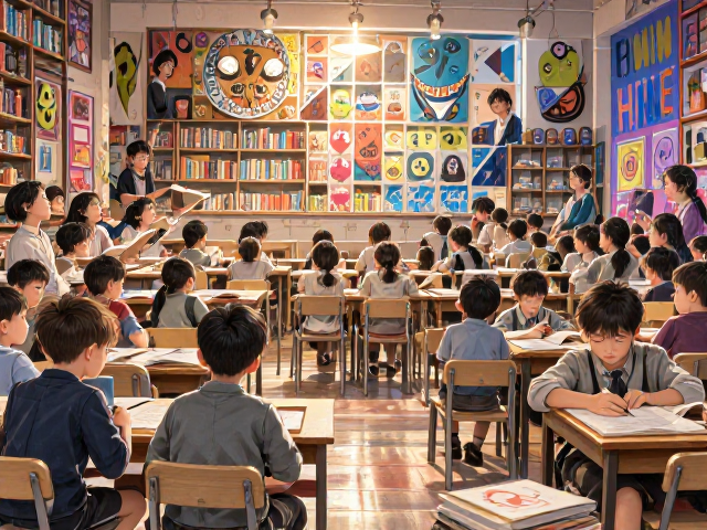 充满想象力的涂鸦作品展示,激发学习灵感的艺术之旅