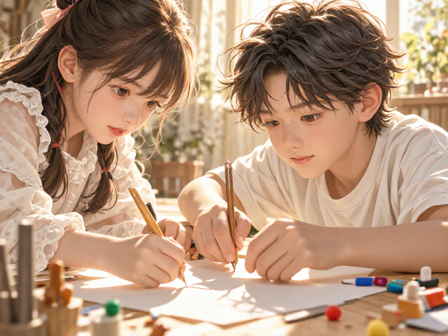 亲子手工协作,打造创意手工台,让孩子爱上学习