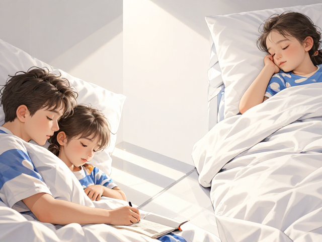 儿童卧室睡眠环境,简约现代风下的高效学习区设计指南