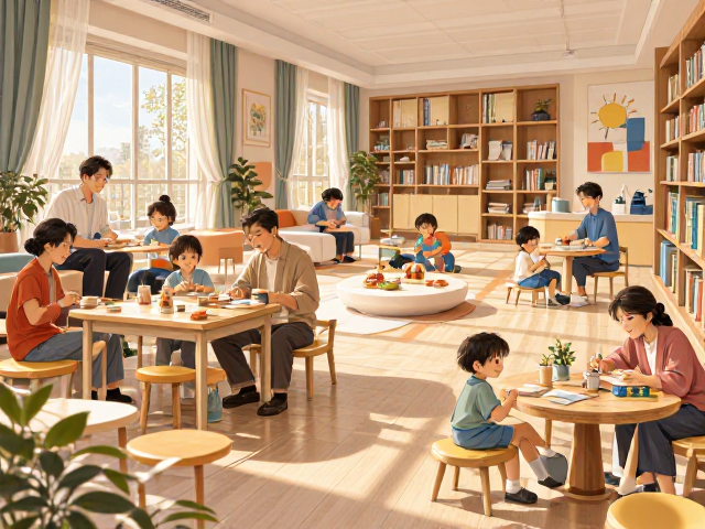 隔代同堂住哪好?活力暖色调设计,打造全龄段亲子共学空间