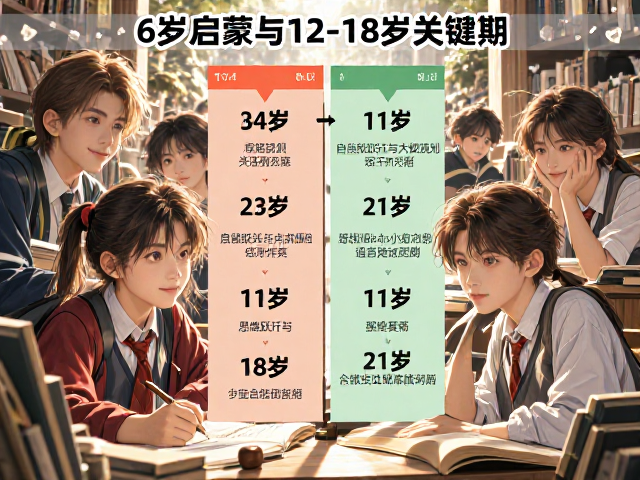 3-6岁启蒙与12-18岁关键期,分龄学习规划指南