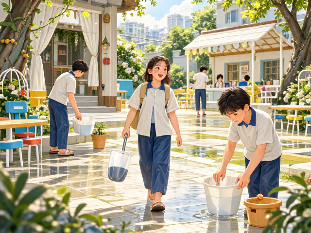 庭院亲子区深度清洁消毒指南，打造健康安全的家庭学习乐园
