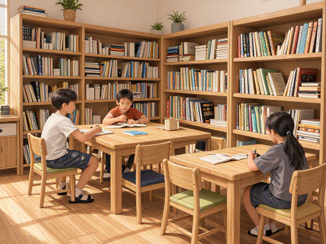 自然原木色学习游戏室互动角设计，打造高颜值亲子空间