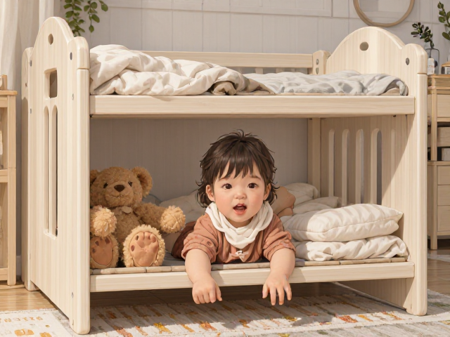 北欧风婴幼儿家具,0-3岁低矮重心设计,稳固防倒更安心
