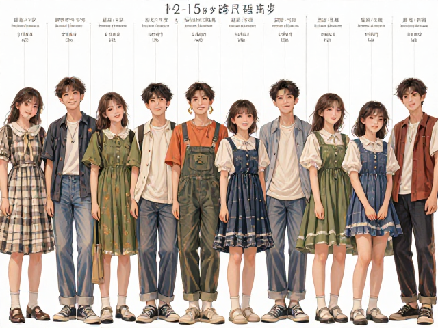 12-15岁青少年身高增长快,如何选合身尺寸?婴幼儿到青少年全阶段尺码指南