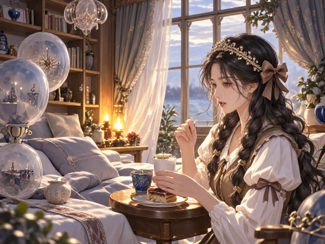 北欧风与美式田园混搭,皇冠蝴蝶结装饰打造梦幻家居