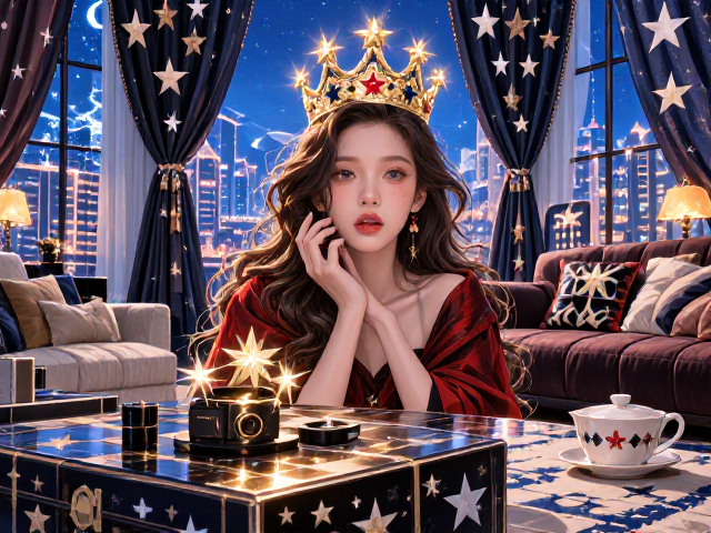 北欧风皇冠星星定制色彩,打造独一无二的高颜值个性空间