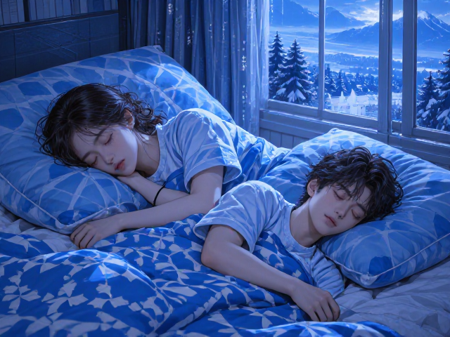 北欧风蓝色助眠家居，全年龄段适用的宁静空间