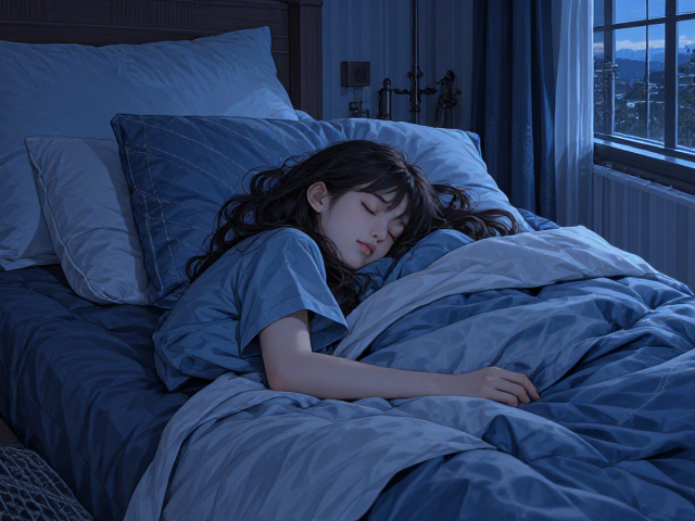 北欧风蓝色助眠家居,全年龄段适用的宁静空间