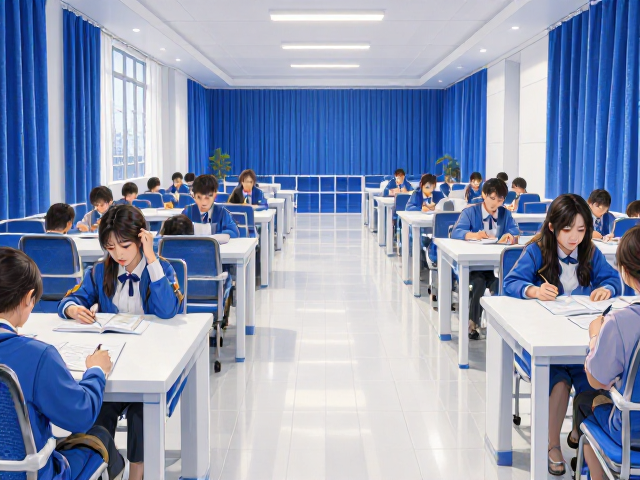 北欧风蓝白空间,打造互动式学习区,提升专注力
