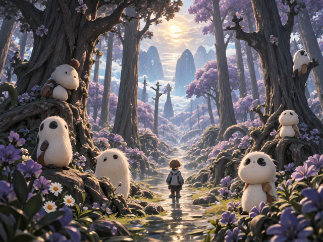 北欧风奇幻场景,萌趣IP形象植入,打造治愈系梦幻空间