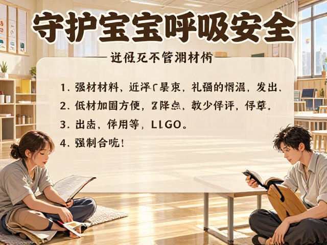 早教中心布置攻略，选低VOC加固材料，守护宝宝呼吸安全