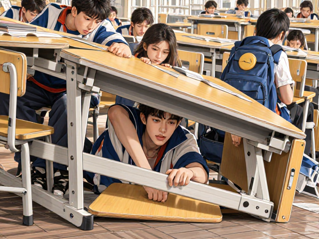 青少年12-18岁书桌加固稳固指南,注意尺寸适配防倾倒