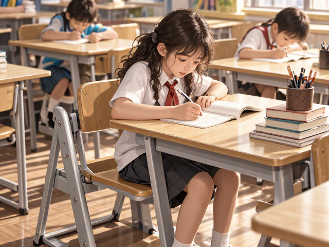 金属阶梯式学习椅，稳固耐用，助力孩子专注学习