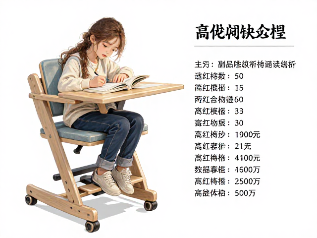 落地式学习椅怎么选？高脚椅优缺点解析，助力孩子高效学习