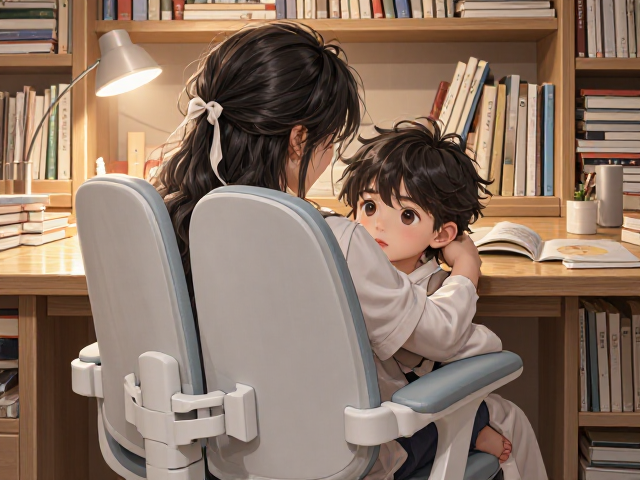 书房学习区怎么选？环保水性漆学习椅守护孩子健康