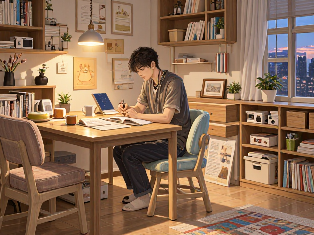 小户型必看,儿童房角落如何摆放学习椅?兼顾餐厅视野
