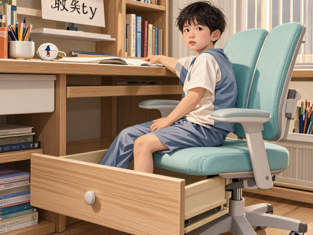抽屉式学习椅怎么选？人体工学设计守护孩子脊椎健康