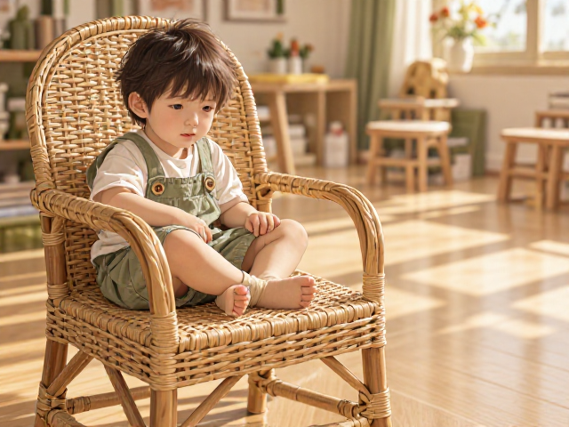 幼儿园藤编学习椅选购指南,天然环保助力儿童专注力成长