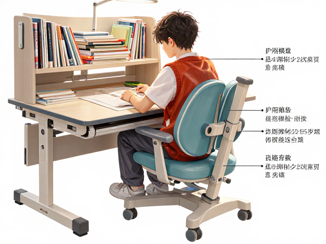 青少年学习椅怎么选?12-15岁组合模块式护眼桌椅推荐