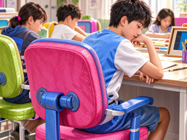12-15岁青少年学习椅怎么选?高饱和度撞色款颜值与护脊兼顾