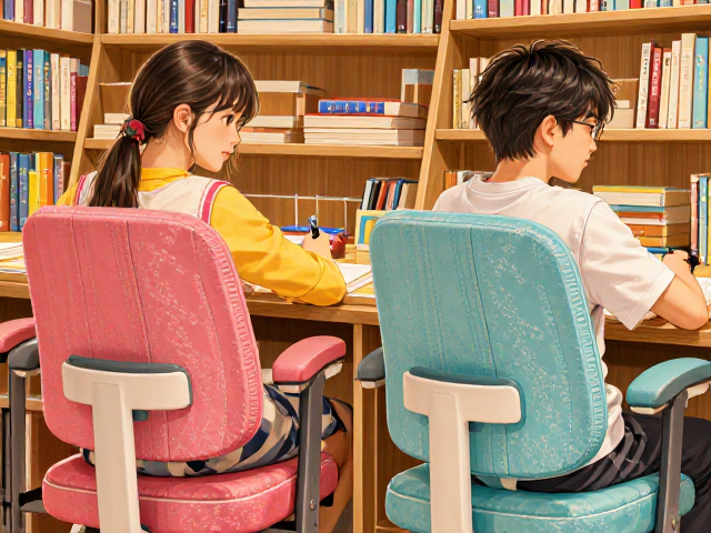 12-15岁青少年学习椅怎么选?高饱和度撞色款颜值与护脊兼顾
