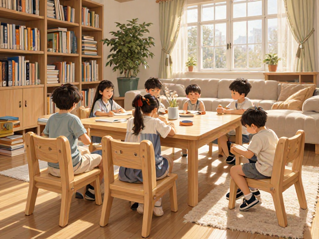 打造客厅亲子区，幼儿园风格学习椅选购与搭配